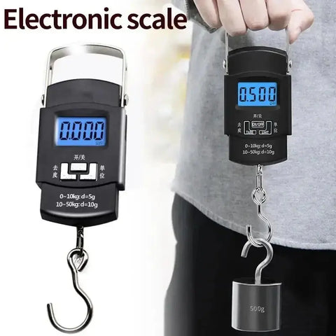 Pocket Digital Hanging Scale, Electronic Led Weighing Scale, Fish Weighing Scales Bazar Bulk