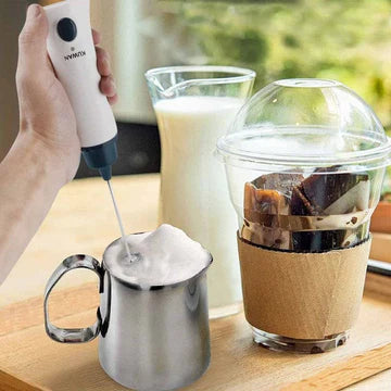 Automatic Egg Beater, Foamer Handheld Blender, Cooking Stirrer Egg Beater With Cover, Handheld Electric Coffee Egg Mixer, Rechargeable Handheld Wand Coffee Blender-Bazar Bulk