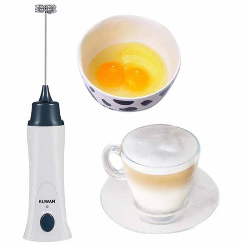 Automatic Egg Beater, Foamer Handheld Blender, Cooking Stirrer Egg Beater With Cover, Handheld Electric Coffee Egg Mixer, Rechargeable Handheld Wand Coffee Blender-Bazar Bulk