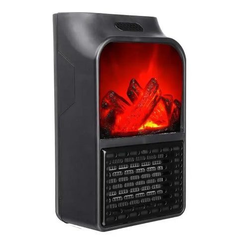 Flame Heater 900W Mini Portable Electric Fireplace Warmer Bazar Bulk