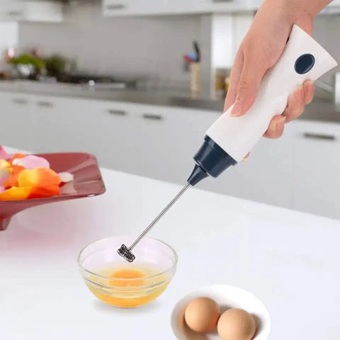 Automatic Egg Beater, Foamer Handheld Blender, Cooking Stirrer Egg Beater With Cover, Handheld Electric Coffee Egg Mixer, Rechargeable Handheld Wand Coffee Blender-Bazar Bulk