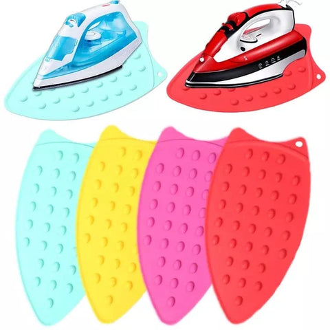 Silicone Non-Stick Iron Pad, Heat Resistance Iron Mat, Ironing Rest Pad, Non-Slip Iron Coaster - Bazar Bulk