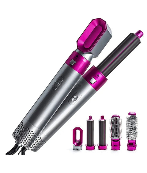 5-in-1 Ultra Powerful Multifunctional Hair Straightener and Curler-Bazar Bulk